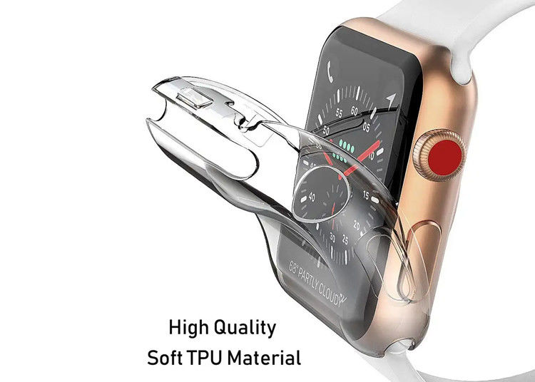 41mm 45mm Transparent TPU HD Watch Screen Protector Tempered Glass