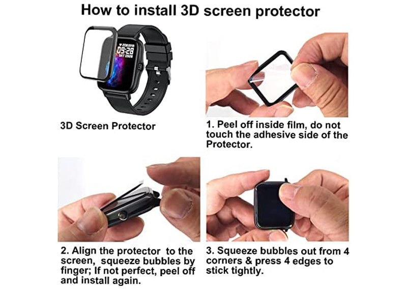 Tempered Glass Smart  Watch Screen Protector 44mm